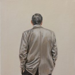 "Sunday at the Art Institute", oil on canvas, 47 x 38 cm. Jose Antonio Ochoa