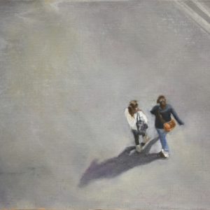 "Street view 1", oil on paper. 20 x 30 cm. Jose Antonio Ochoa
