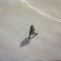 "Street view 2", oil on paper. 20 x 30 cm. Jose Antonio Ochoa